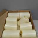 Aignis 6pcs Flameless LED Floating Candles, White Rose Plastic Tealights Battery Operated, 120+ Hours Glow Time, Cozy Light for Romantic Pool/Bathtub/Hot Bath/Wedding Centerpiece Decor(D2.83*H1.42)