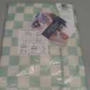 Tiny Twinkle Portable Diaper Changing Pad | Foldable, Waterproof & Compact Travel Changing Mat with Storage | Smart Wipes Pocket for On-The-Go Parents | Newborn Shower Gift (Sage Checkers)