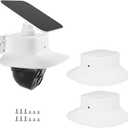 2 Pack Outdoor Camera Rain Sun Cover Compatible with Eufy SoloCam S340, All Weather Sun Protection Anti-Glare Anti-Snow UV Resistant Security Camera Protective Shield, Easy Install