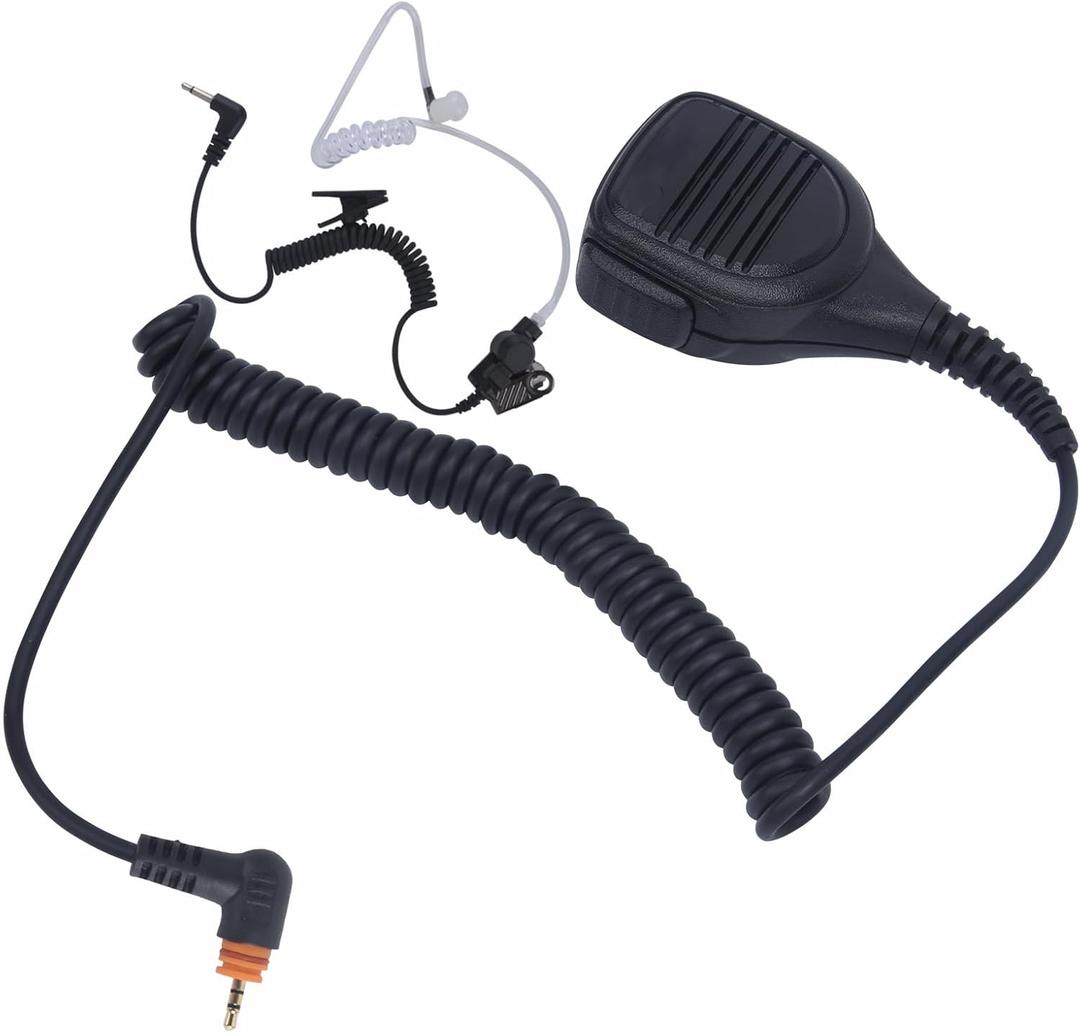 WODASEN SL300 Walkie Talkie Speaker Mic Two Way Radio Microphone Handheld Shoulder Lapel Mic for Wave TLK100 TLK-100 TLK110 TLK-110 SL-300 SL300e SL3500 SL3500e SL7550e SL7580e SL1600 SL2600 SL4000