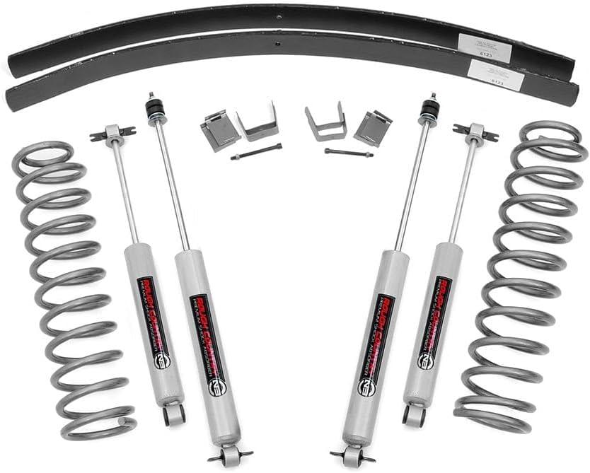 Rough Country 3" Lift Kit for 1984-2001 Jeep Cherokee XJ 2WD/4WD - 670N2