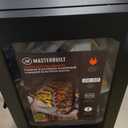 Masterbuilt 30-inch Digital Electric Vertical BBQ Smoker with Leg Kit, Side Wood Chip Loader and 710 Cooking Square Inches in Black, Model MB20070421