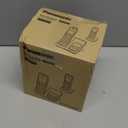 Panasonic Cordless Phone with Answering Machine, Advanced Call Block, Bilingual Caller ID and High-Contrast Display, Expandable System with 2 Handset Cordless Telephones - KX-TGD832M (Metallic Black)