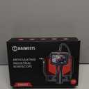 Two-Way Articulating Borescope Camera with Light, 0.25in Slim Probe, Industrial Endoscope Inspection Camera with Light, 5.3FT Flexible Snake Scope for Automotive, HVAC and Aircraft Mechanics