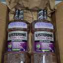 Listerine Total Care Alcohol-Free Anticavity Fluoride Mouthwash, 6-Benefit Oral Rinse for Enamel Strength, Kills 99.9% of Germs That Cause Bad Breath, Gingivitis & Plaque, Fresh Mint Flavor, 2 x 1L (33.8 Fl Oz (Pack of 2))