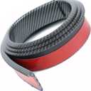 1pc Universal Car Fender Flares Rubber Arch Wheel Eyebrow Lip Compatible with Auto Truck SUV Rubber Fender Moulding Anti-Collision Strips (Color : Carbon 55MM)