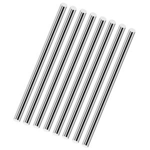 Stainless Steel Rod 1/ 4, 8Pcs 16 Inch Length 304 Stainless Steel Round Rod, Metal Solid Shaft Rods for Industry, Metal Working Hobbies and DIY Craft