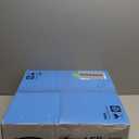 Low Profile Ceiling Fans with Lights Remote - 20" Flush Mount Modern Bladeless Ceiling Fan, Enclosed Small Black Fan with Dimming for Bedroom