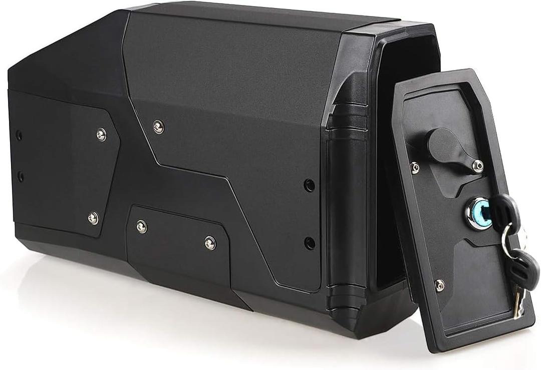 LKV R1200GS Tool Box Motorcycle Left Side Bracket with Stainless Steel Case Replacement for BMW R1250GS LC ADV Adventure F750 F850 Accessories