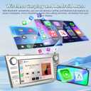 Android 15 Car Stereo for Toyota Camry 2006 2007 2008 2009 2010 2011 with Carplay/Android Auto (Support JBL) - 8 Inch IPS Touchscreen Radio with DSP/WiFi/GPS/Split Screen/SWC + AHD Rear View Camera