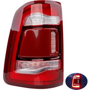 LED Taillights - Brake Tail Lights Compatible with RAM 1500 2019-2024, Replace 55112991AB 55112991AC 55112991AD - LED Driving Reverse Lamps Brake Turn Signal Lighting Rear Left Driver Side