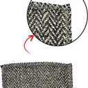 warreplica Medieval SCA LARP Reenactment Viking Wool Leg WrapsHerringbone PatternNorse Warrior Costume Accessory (Brown)