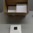 GreenLighting 4 Pack Gala Solar Powered LED Post Cap Light for 4x4 Nominal Wood Posts and 4x4 PVC or Vinyl Posts (White)