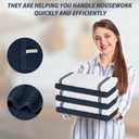 Nialnant 100% Cotton Kitchen Dish Towels, 15x25 Inch Super Absorbent Tea Towels for Kitchen, Ultra Soft Hand Towels with Hanging Loop, Blue