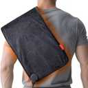 Extra Hot Heating Pad: 2X Graphene Max 160 Electric Heating Pad for Back Neck Shoulders Leg - Fast Deep Relief for Men Father Husband in Winter - 4H Auto Off 12" x 24" (Black)