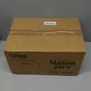 [6 Pack] 32 oz. Wide-Mouth Glass Mason Jars with Metal Airtight Lids and Bands 1 quart Large for Canning, Preserving, & Meal Prep