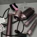 Dual Voltage Hair Dryer Brush for Travel  5 in 1 Air Styler with High-Speed Blow Dryer, Anti-Frizz, Compact Design with Travel Bag, Ideal for Europe & Worldwide Use (100V240V) Gift for Women