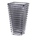 MCMCNCUIU Crystal Vase, Large Crystal Vases for Flowers, Large Flower Vase, Modern Black Vases for Living Room, Bedroom, Kitchen, Dining Table, Mantle, Wedding, 9 Inches