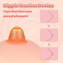 2 x Nipple Suckers for Pressure,Soft Silicone Women Sex Toys for Intense Pressure, Correction, and Stimulation(2 Pairs)