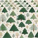 Snowman Cardinals Trees Christmas Placemats, 12x18 Inch Seasonal Winter Xmas Holiday Washable Table Mats Set of 4, Thanksgiving Party Kitchen Dining Decoration (Christmas Day -2, 12x18)