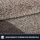 PURRUGS Dirt Trapping Door Mat 24" x 70", Non-Slip Washable Entry Mat, Dog Doormat, Front Door Mat, Super Absorbent Entrance Mat for Muddy Shoes & Paws, Beige & Grayish Brown