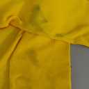 Women's Crew Neck Button Down Long Sleeve Cardigan Sweater (Medium, Yellow)
