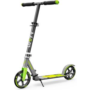 Scooter for Kids 612 & Adults, Max Load 240 LBS, Adjustable Height,Lightweight 2-Wheel, Foldable Kids Scooter with Big Wheels (Green) Scooter for Kids 612 & Adults, Max Load 240 LBS, Adjustable Height,Lightweight 2-Wheel, Foldable Kids Scooter with Big Wheels (Green)