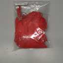 Sexy Open Front Floral Lace Mesh Sheer Babydoll Lingerie Dress Set with Thong 2 Piece (Small, Red)