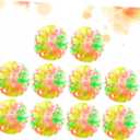 Toyvian Multicolored Kids Suction Cup Balls 2.36 Inch Sticky Sucker Toys for Birthday Parties Classroom Rewards and Stress Relief Fun