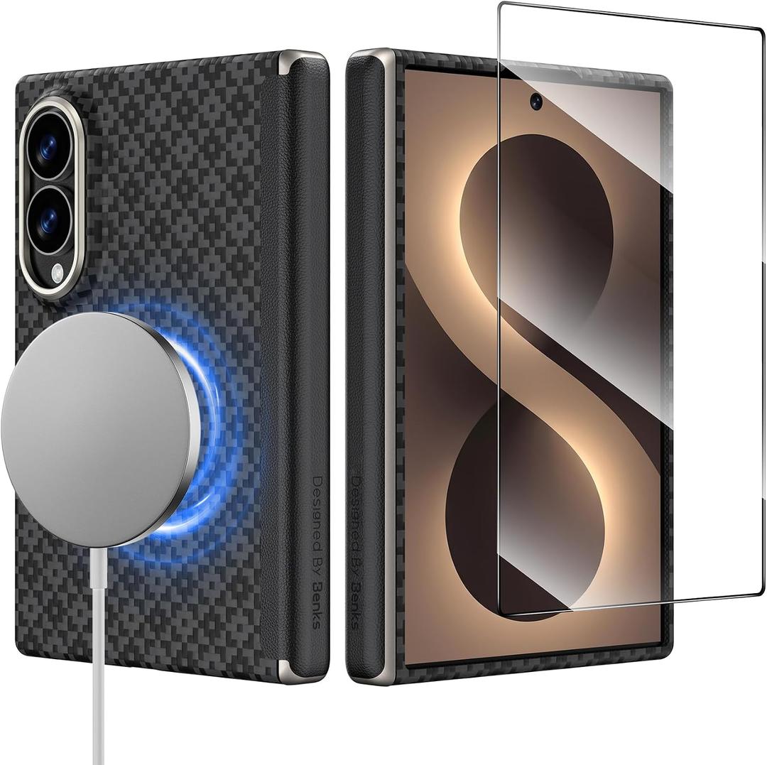 BENKS for Galaxy Z Fold 8 Case with Hinge Protection & Screen Protector