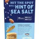 Blue Diamond Almonds Nut-Thins Gluten Free Cracker Crisps, Hint Of Sea Salt, Family Size, Sea Salt, 7.7 oz (Pack of 1) (EXP 02/01/26)