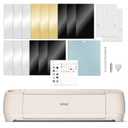 Cricut Explore 4 - Smart Cutting Machine (Seashell) | Digital Content Bundle - Includes 30 Images in Design Space App