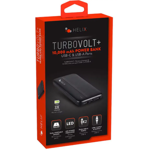 Helix 10000 MAH Power Bank And Audio Cable 3.5mm Auxiliary