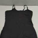 V FOR CITY Cotton Shelf Bra Camisole Tops for Women Adjustable Spaghetti Strap Tank Top Summer Cami Shirt 3 Pack (Small, Black/White/Apricot Peach)