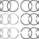3802429 6-Sets Engine Piston Ring set Compatible with Cummins 6ct 114mm Pision Replace#3919918 3909587 3802258