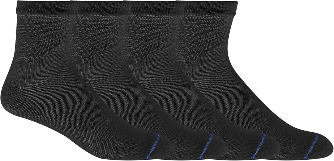Dr. Scholl's Men's Diabetes & Circulator Socks-4 & 6 Pair Packs-Non-Binding Moisture Management (13-15)