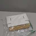 7"x5"x2" Shipping Boxes Set of 3, White Corrugated Cardboard Box Literature Mailer