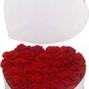 PRESERVED ROSES | GIFT Flowers | 100% REAL ROSES That Lasts for Years | Gift for her | Flowers for ALL OCCASIONS ready to GIFT, Birthday Gift, Valentine's Day Gift (16 Roses (LARGE HEART White Box))