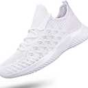 Feethit Womens Slip On Walking Shoes Non Slip Running Shoes Breathable Workout Shoes Lightweight Gym Sneakers, Size: 9