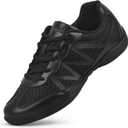 Cheer Shoes for Youth Girls White Cheerleading Athletic Dance Shoes Tennis Sneakers for Competition Sport Training (8, Black2406)