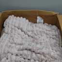 Bedsure GentleSoft Lavender Fog Fleece Blanket for Couch - Cozy Soft Blankets for Women, Cute Small Throws for Girls, 50x60 Inches