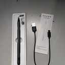 CMARS Active Stylus Pen for Android/Samsung A9/A9+, POM Tip Phone Pencil with Magnetic, Rechargeable Fine Point Tablet Pencil for Samsung/Android/iPhone/Huawei/Vivo/Oppo/Xiaomi/Honor - Black