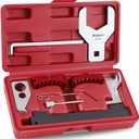Timing Tool Kit Compatible with Chevy Cruze Aveo Alfa Romeo Fiat 16v 1.4 1.6 1.8, Camshaft Tensioning Locking Alignment Timing Belt Tool Kit with 41mm Water Pump Wrench, EN6340 & EN6333