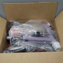 newyoo Toddler Tricycle with Push Handle for 1-3 Year Old, Toddler Bike, Birthday Toy for Boys and Girls, 5 in 1 Kids Trike, Balance Bike with Backrest and Safety Belt, Purple, TR007