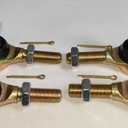 ATV M12*1.25 Tie Rod Ends Kit TE-1028 4pcs/set Replacement for SUZUKI KingQuad 750AXi 20112023; YFZ 450 YFZ450R 20092023; Can-Am DS 450