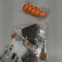 8 Pcs Christmas Elf Doll Clothes Accessories Wizard Elf Doll Costume Includes Wizard Robe Broom Scarf Mini Glasses Mini Book and Owl for Christmas Halloween Elf Clothing Dress up Accessories Supplies