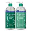 Renpure Tea Tree & Rosemary Shampoo and Conditioner Set, Plant Based - Refreshes & Rebalances Hair and Scalp - For Oily/Normal Hair - Tea Tree Leaf Oil, Rosemary Leaf Extract - 24 Fl Oz each, 2 Pack (Green)