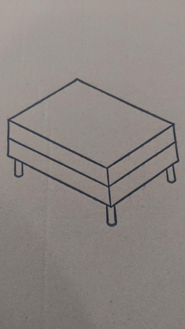 VERY FINE FURNITURE Ottoman, Gray