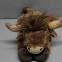 Highland Cow Stuffed Animals, Microwavable Stuffed Animal Adorable Fluffy Highland Cow Plush for Warmth Comfort, Heatable Coolable Lavender Scent Toy, Cute Soft Plushies Gift for Kid Boys Girl & Adult