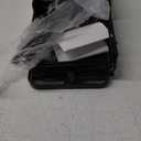 VITVITI 3 Tier Countertop Organizer, Metal Wire Vanity Organizer Storage, Mesh Sink Shelf Rack with 360 Rotating Basket, Black